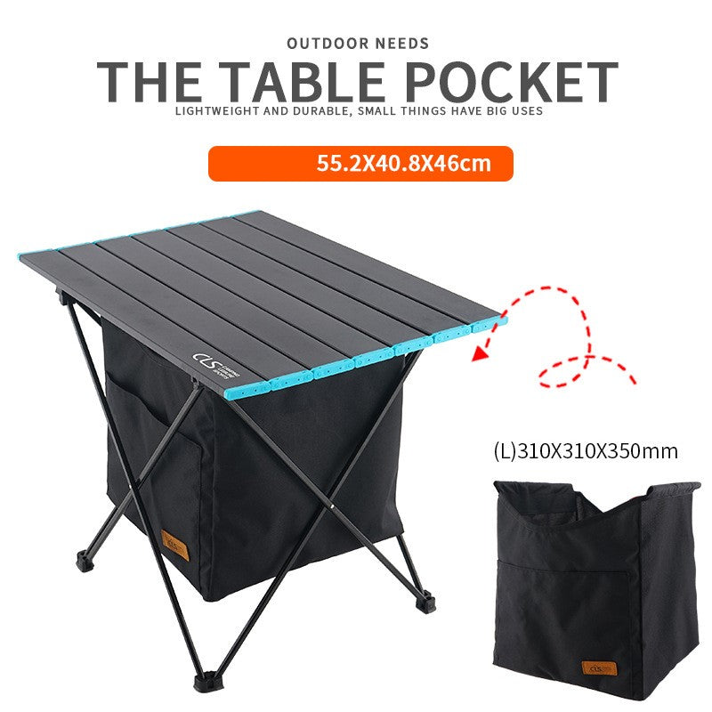 Canasta/Mesa de aluminio