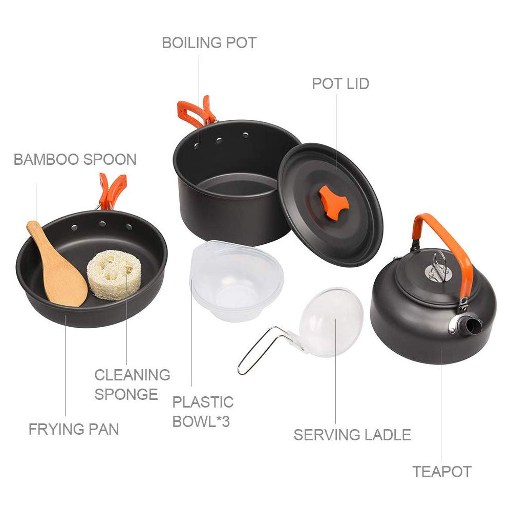 Kit de cocina para camping