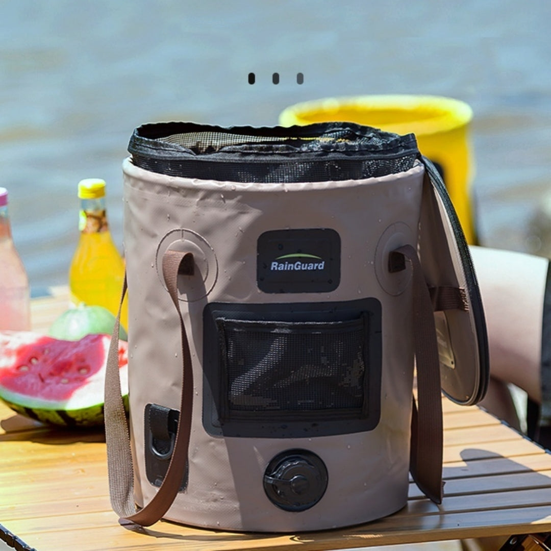 Bolsa plegable con rejilla