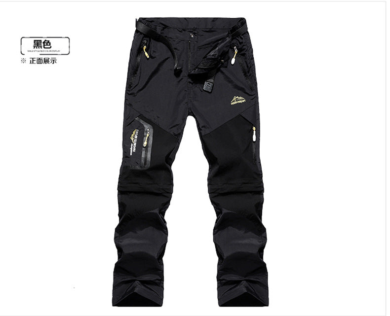 Pantalón/Short de camping (dos en uno)