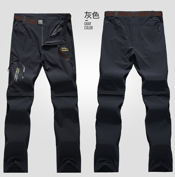 Pantalón/Short de camping (dos en uno)
