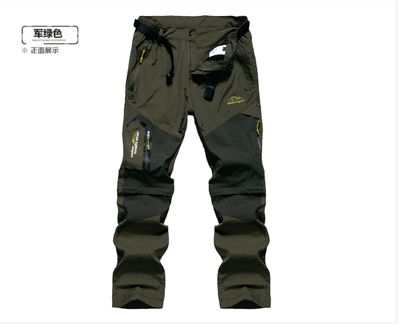 Pantalón/Short de camping (dos en uno)